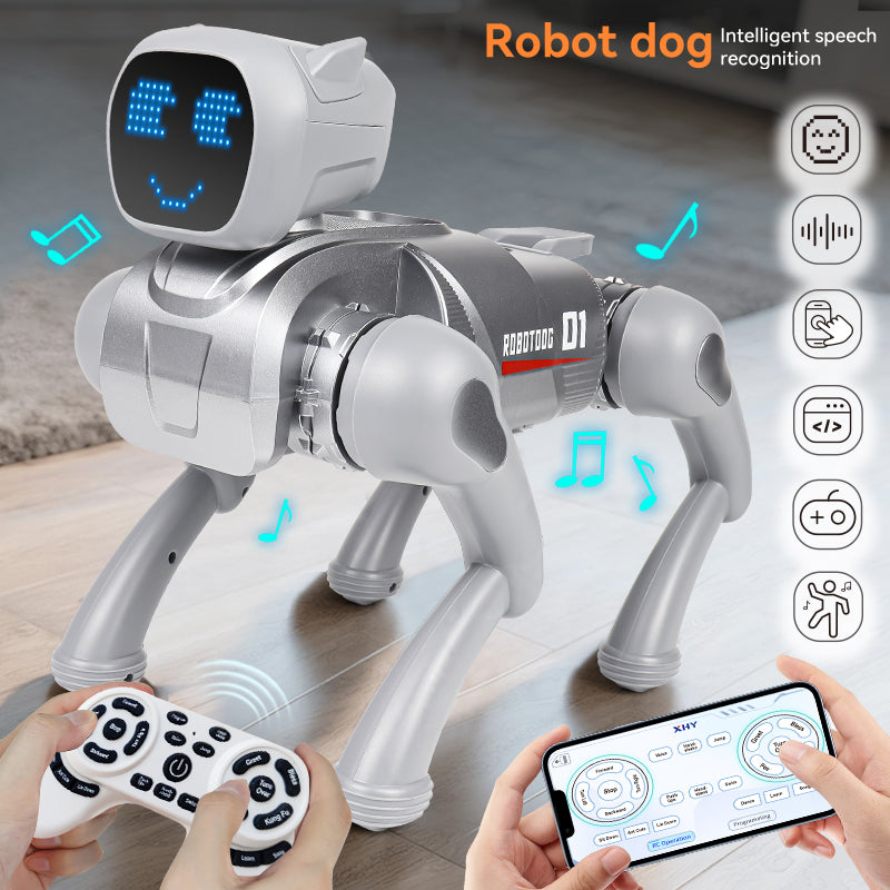RoboPup X1 Interactive Robot Dog | Voice & Remote Control