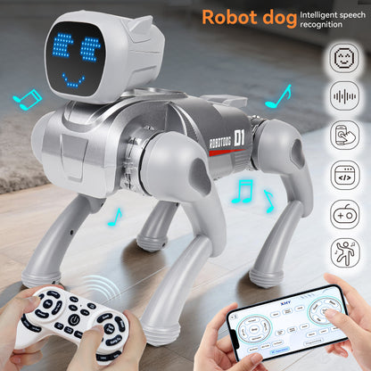 RoboPup X1 Interactive Robot Dog | Voice & Remote Control
