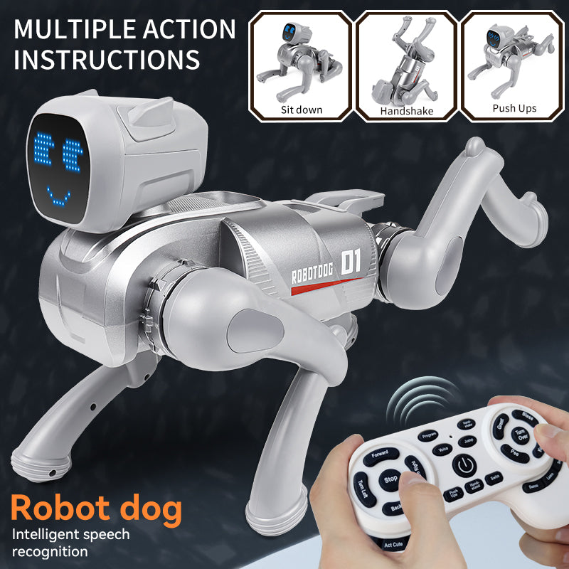 RoboPup X1 Interactive Robot Dog | Voice & Remote Control