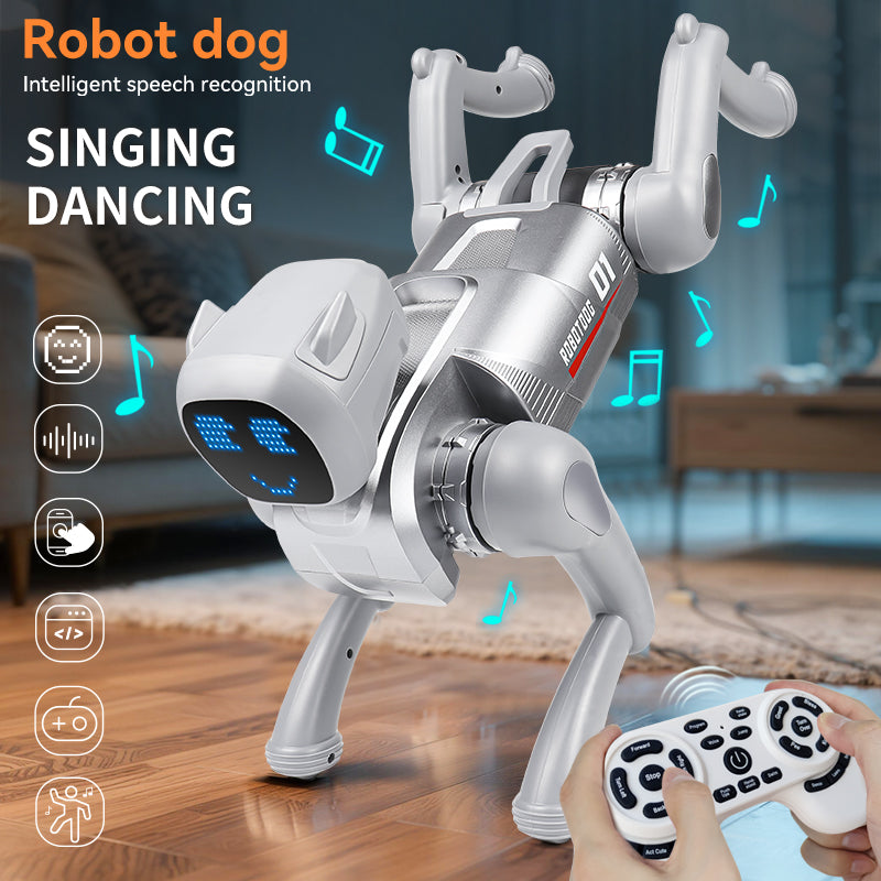 RoboPup X1 Interactive Robot Dog | Voice & Remote Control