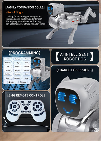 RoboPup X1 Interactive Robot Dog | Voice & Remote Control