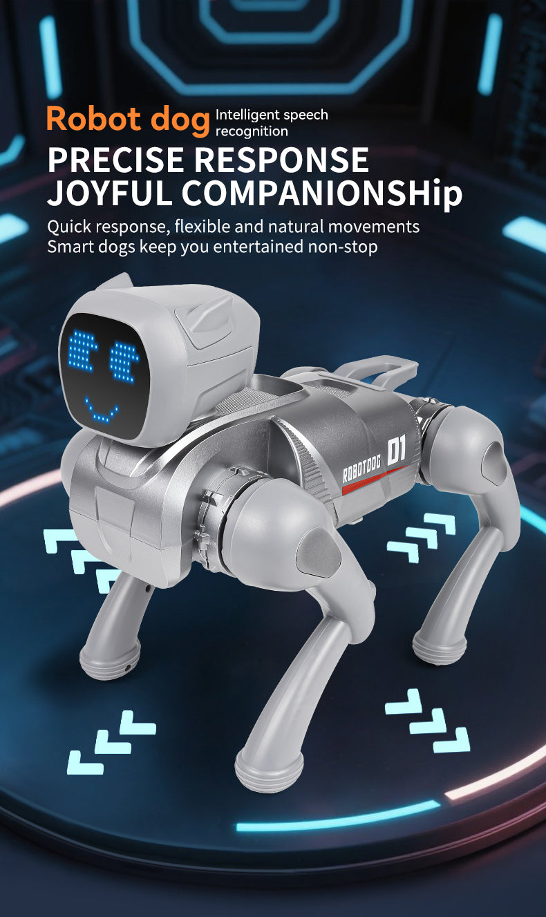 RoboPup X1 Interactive Robot Dog | Voice & Remote Control