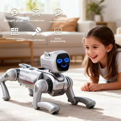 RoboPup X1 Interactive Robot Dog | Voice & Remote Control