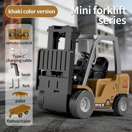 Remote Control Mini Forklift Truck with Rechargeable Battery